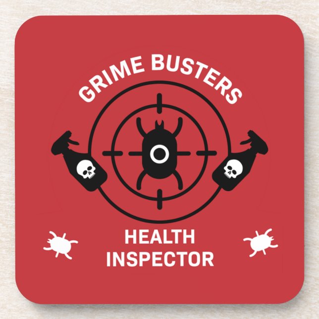 Health Inspector Coaster (Front)