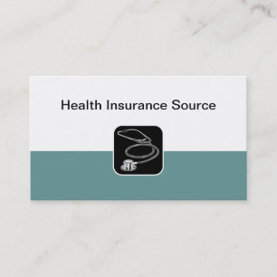 Health Insurance Agent Medical Business Card