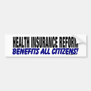 Health Insurance Reform Bumper Sticker
