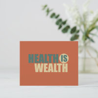 Health is wealth