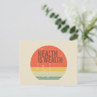Health is wealth vintage