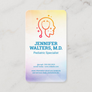 Health Medical Logo Physician Business Card
