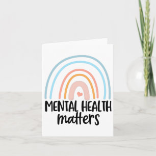 Health Mental Illness Mental Health Problems Card