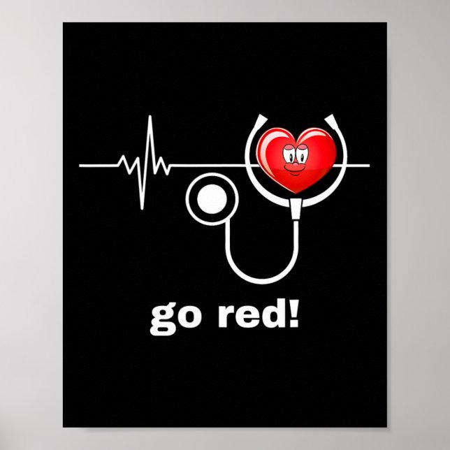 Health Month February American Heart Health  Poster (Front)