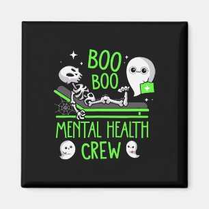 Health Nurse Psych Boo Boo Crew Nursing Halloween Magnet