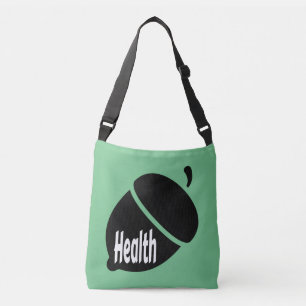 Health Nut Healthy Living for Life Crossbody Bag