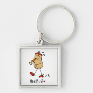 Health Nut T-shirts and Gifts Key Ring