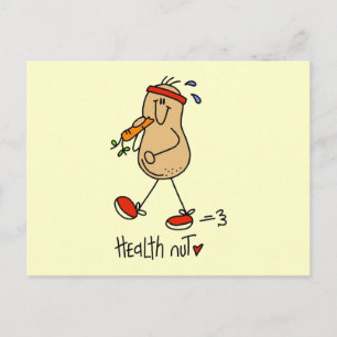 Health Nut T-shirts and Gifts Postcard