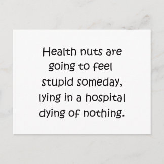 Health Nuts Postcard