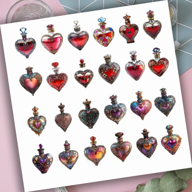 Health or Love Potion Bottles (Creator Uploaded)
