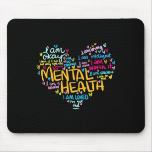 Health Problems Awareness Hearts Mothers Day Mouse Pad