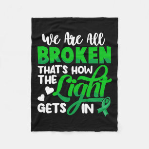 Health Problems Awareness Mens Fleece Blanket