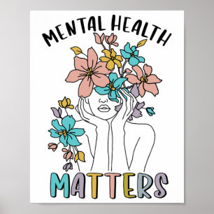 Health Problems Awareness Neurodiversity Emotion W Poster