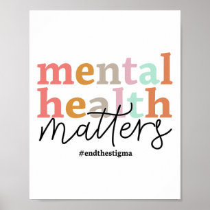 Health Problems Awareness Retro Psychologist Women Poster