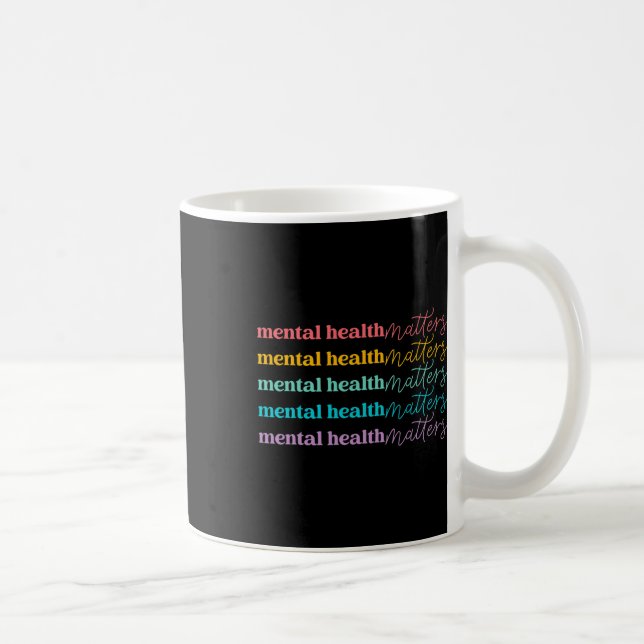 Health Problems Be Kind Self Care Mental Awareness Coffee Mug (Right)