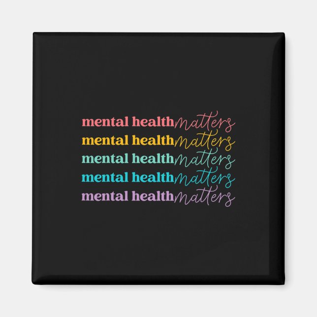 Health Problems Be Kind Self Care Mental Awareness Magnet (Front)