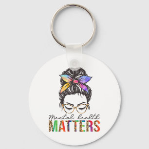 Health Problems Brain Illness Mental Health Awaren Key Ring