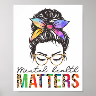 Health Problems Brain Illness Mental Health Awaren Poster