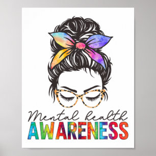 Health Problems Brain Illness Mental Health Awaren Poster
