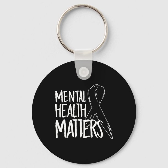 Health Problems Design Suicide For Awareness Suppo Key Ring (Front)