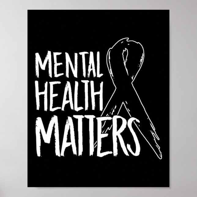 Health Problems Design Suicide For Awareness Suppo Poster (Front)