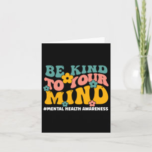 Health Problems End The Stigma Mental Health Aware Card