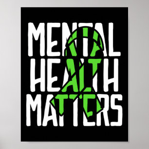 Health Problems Fight Stigma Mental Health Awarene Poster