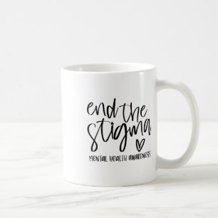 Health Problems Floral Brain Graphic End The Stigm Coffee Mug
