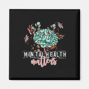 Health Problems Flower Mind Brain Self Care Awaren Magnet