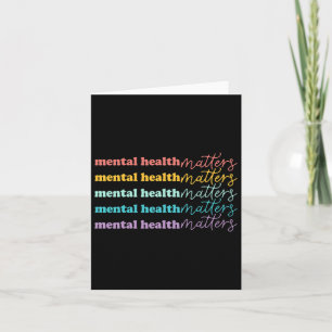 Health Problems Gift Human Brain Illness Awareness Card
