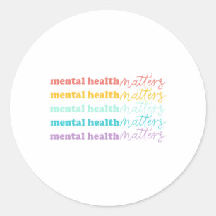 Health Problems Gift Human Brain Illness Awareness Classic Round Sticker