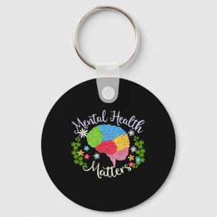 Health Problems Gift Human Brain Illness Awareness Key Ring