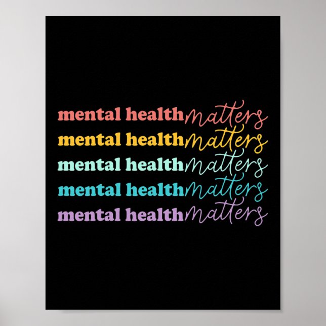 Health Problems Gift Human Brain Illness Awareness Poster (Front)