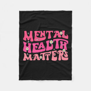 Health Problems Groovy Psychologist Therapy Squad  Fleece Blanket