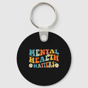 Health Problems Groovy Psychologist Therapy Squad Key Ring