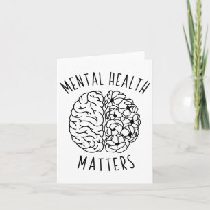 Health Problems Human Brain Graphic Health Awarene Card