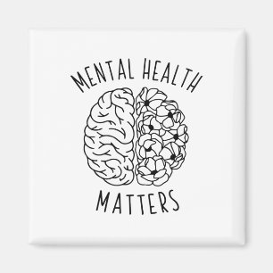 Health Problems Human Brain Graphic Health Awarene Magnet