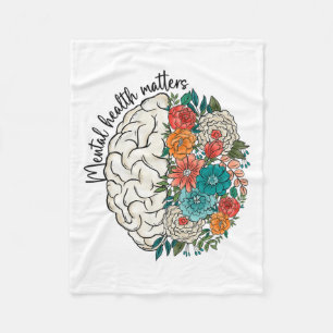Health Problems Human Brain Illness Awareness 1  Fleece Blanket