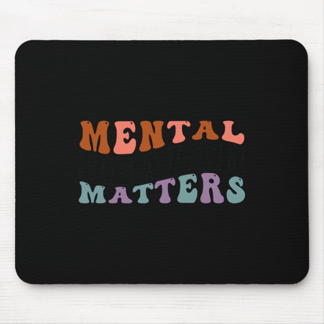 Health Problems Human Brain Illness Awareness 2  Mouse Pad (Front)