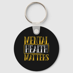 Health Problems - Human Brain Illness Awareness Key Ring