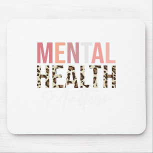 Health Problems Leopard Human Mental Health Awaren Mouse Pad