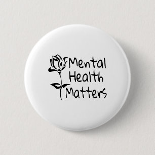 Health Problems Mental Awareness 12 Step Recovery  6 Cm Round Badge