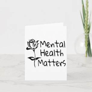 Health Problems Mental Awareness 12 Step Recovery Card