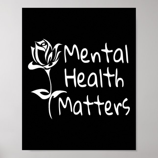 Health Problems Mental Awareness 12 Step Recovery  Poster (Front)