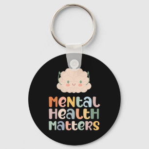 Health Problems Mental Health Awareness Anxiety Key Ring