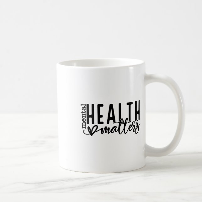 Health Problems Retro Human Brain Illness Awarenes Coffee Mug (Right)