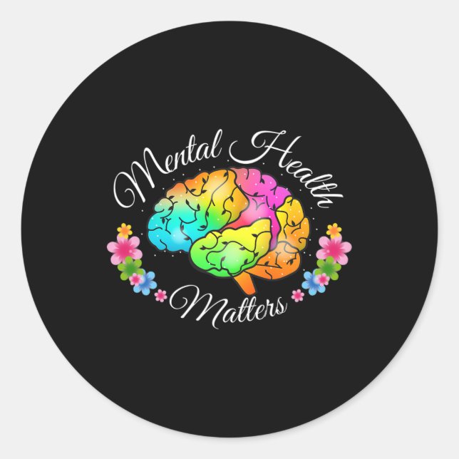 Health Problems Tees  Classic Round Sticker (Front)