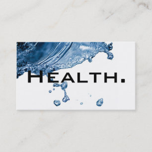Health Professional Business Card-H2O No.2 Business Card