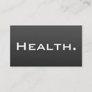 Health Professional Business Card- Modern Card
