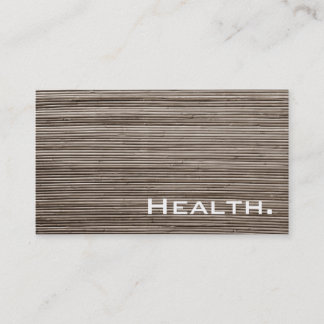 Health Professional Business Card- Modern Wood Card